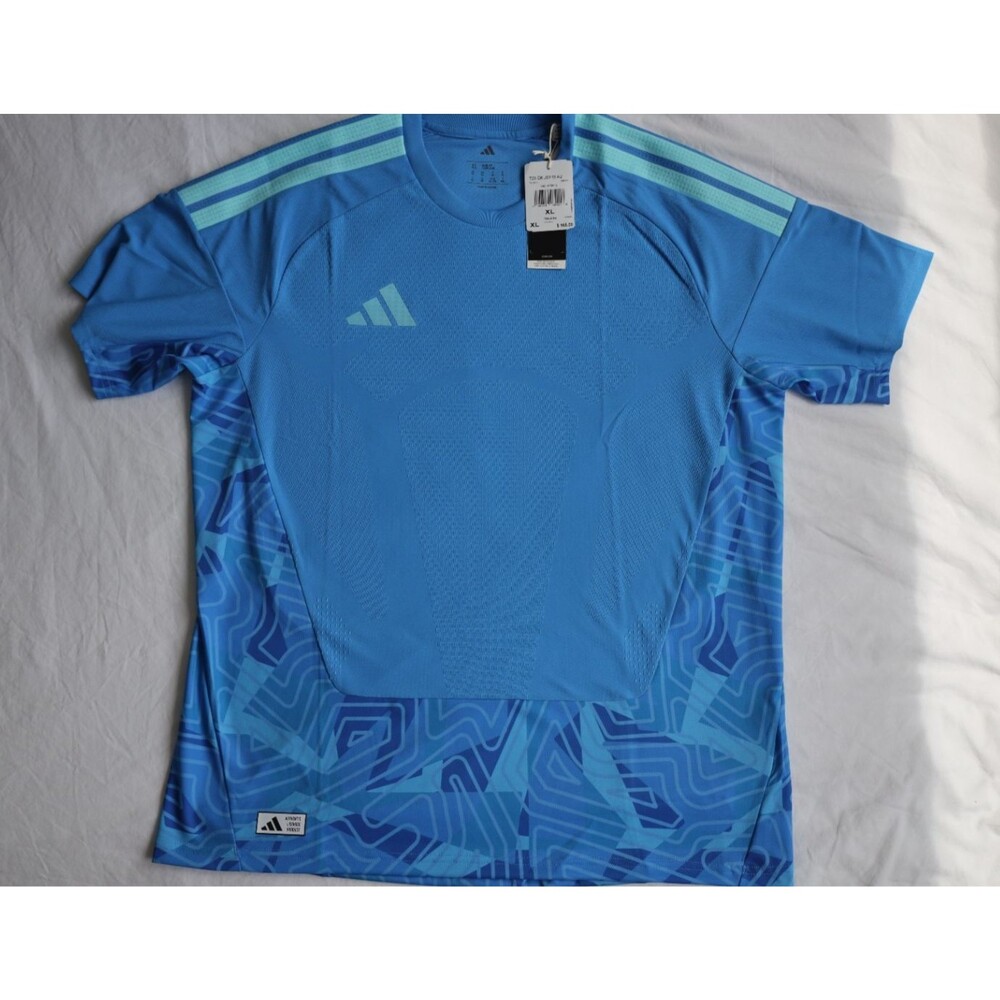 adidas Tiro 26 Authentic Goalkeeper Jersey Mens XL Blue KB6654 NWT $165